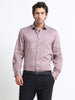 Gilded Mist Artisan Linear Micro Print Shirt