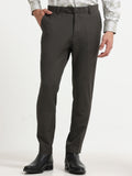 DARK GREY 4 WAY STRETCH VISCOSE BLEND FORMAL PANT