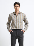 Sahara Stripe Jacquard Artisan Shirt