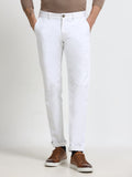 WHITE ELITE GIZZA COTTON TROUSER