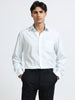 Glacier Peak Cotton Satin Stretch Solid Shirt