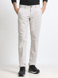 WHITE GAP TWILL STRETCH TROUSERS