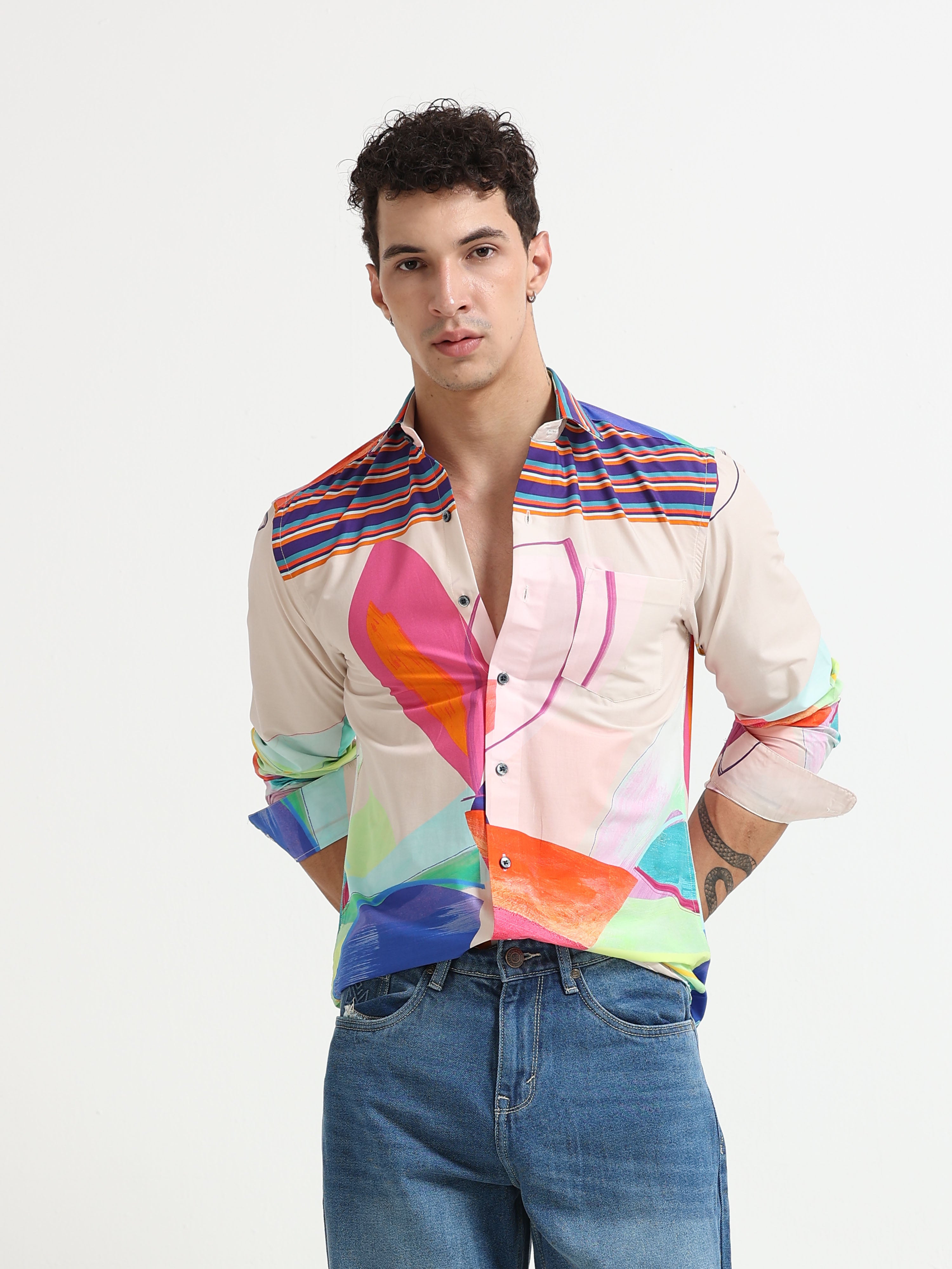 Kaleidoscope Horizon Abstract Shirt