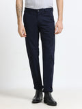 DARK NAVY GAP TWILL STRETCH TROUSERS