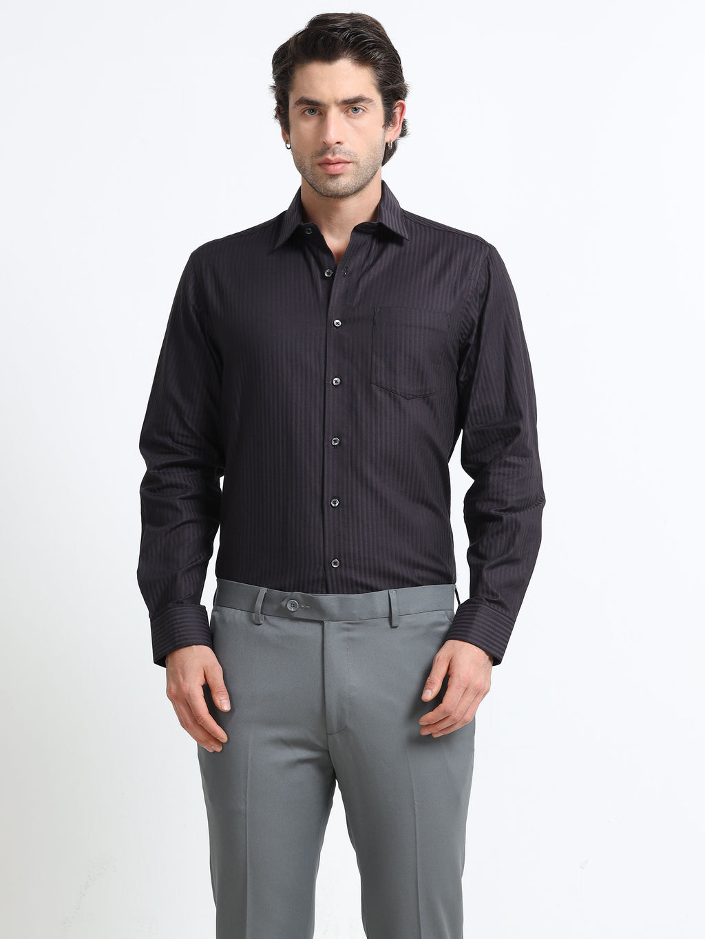 Midnight Shadow Stripe Shirt