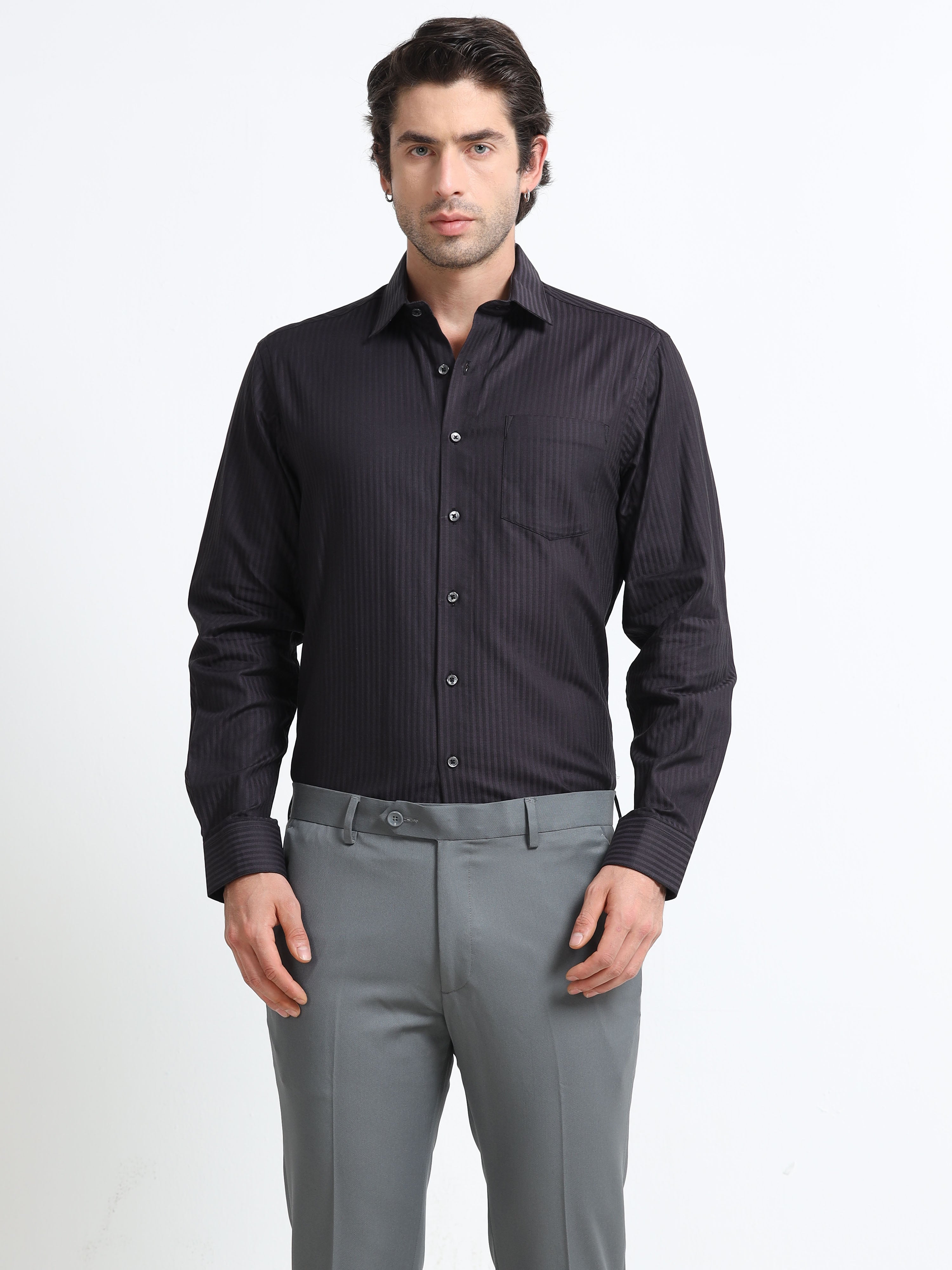 Midnight Shadow Stripe Shirt