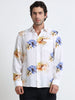 Riviera Bloom Cotton Crinkle Printed Shirt