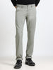 OLIVE GREY CONVERSE COTTON LYCRA STRECTH TROUSERS
