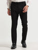 BLACK 4 WAY STRETCH VISCOSE BLEND FORMAL PANT