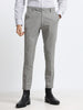 CEMENT GREY 4 WAY STRETCH VISCOSE BLEND FORMAL PANT