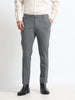 GREY CHECK 4 WAY STRETCH VISCOSE BLEND FORMAL PANT