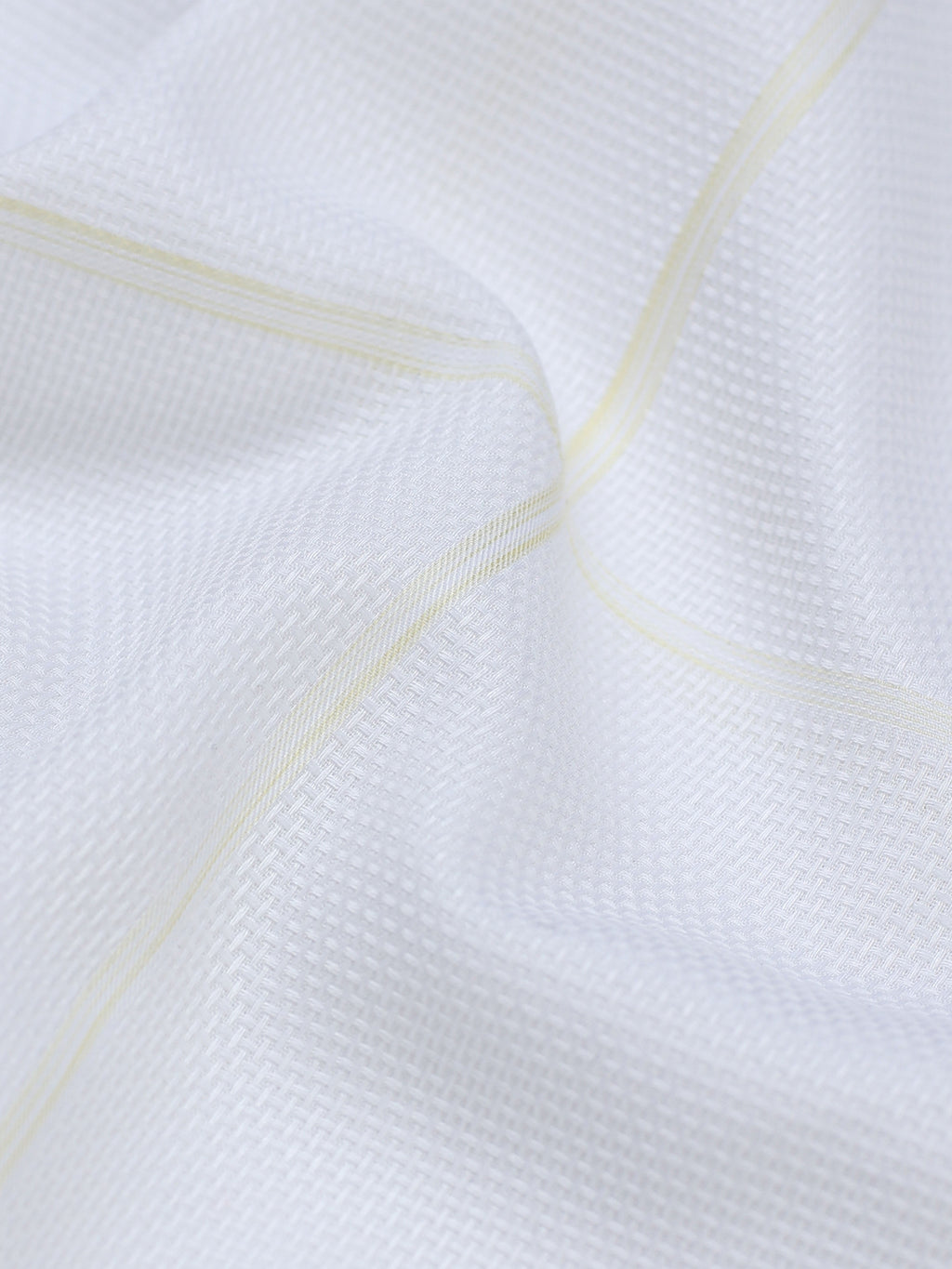 Ivory Honeycomb Structured Shirt