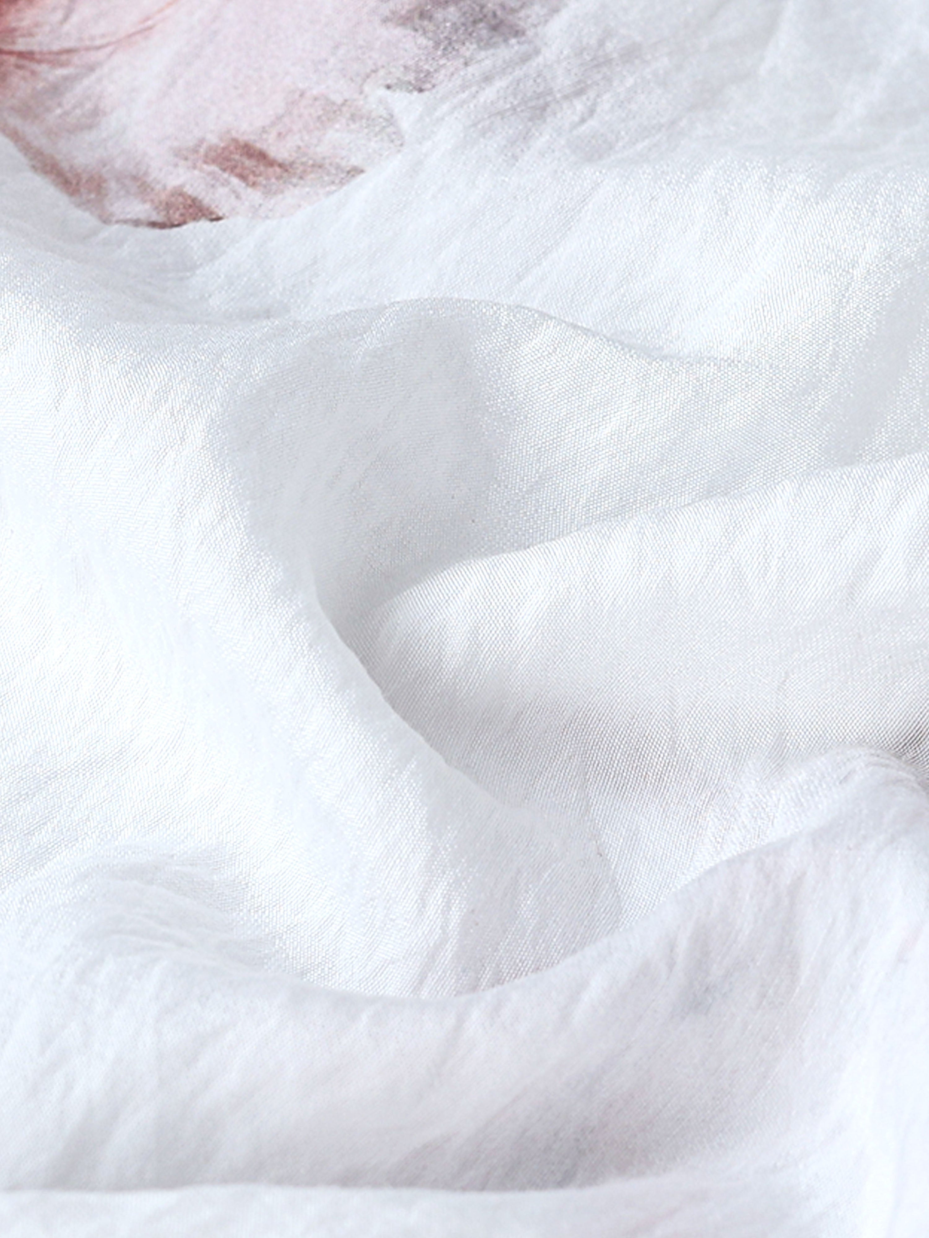 Ethereal Flora Cotton Crinkle Printed Shirt
