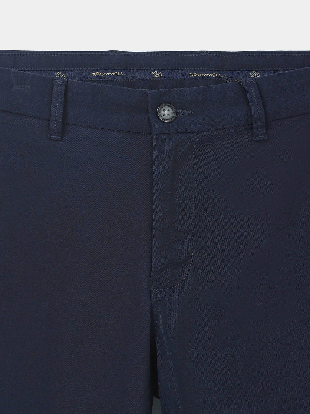 DARK NAVY GAP TWILL STRETCH TROUSERS