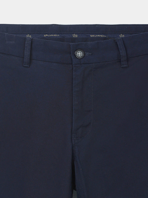 Dark Navy Gap Twill Stretch Trousers