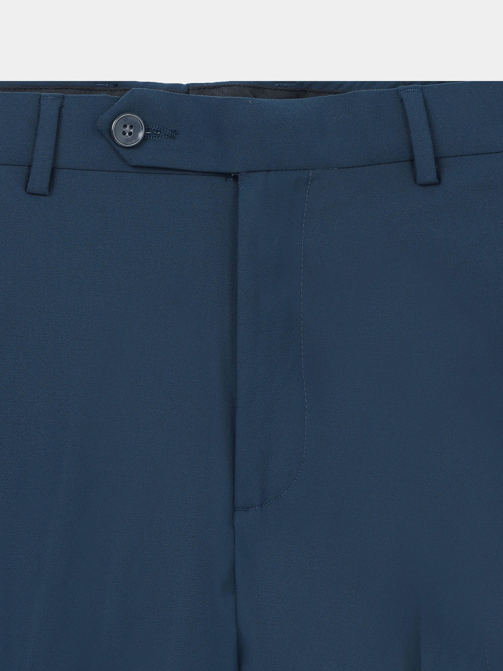 BLUE 4 WAY STRETCH VISCOSE BLEND FORMAL PANT