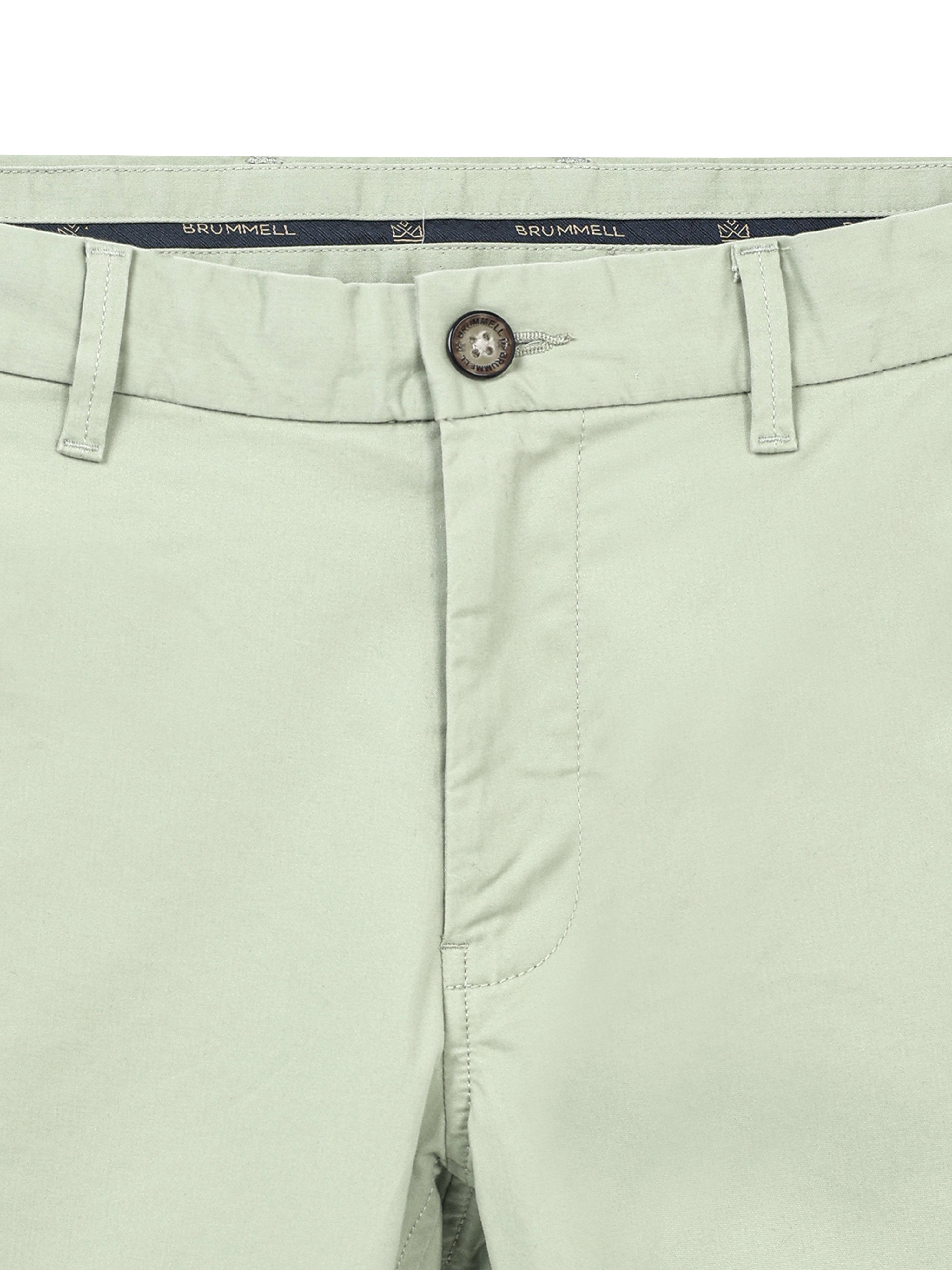PISTA GREEN CONVERSE COTTON LYCRA STRECTH TROUSERS