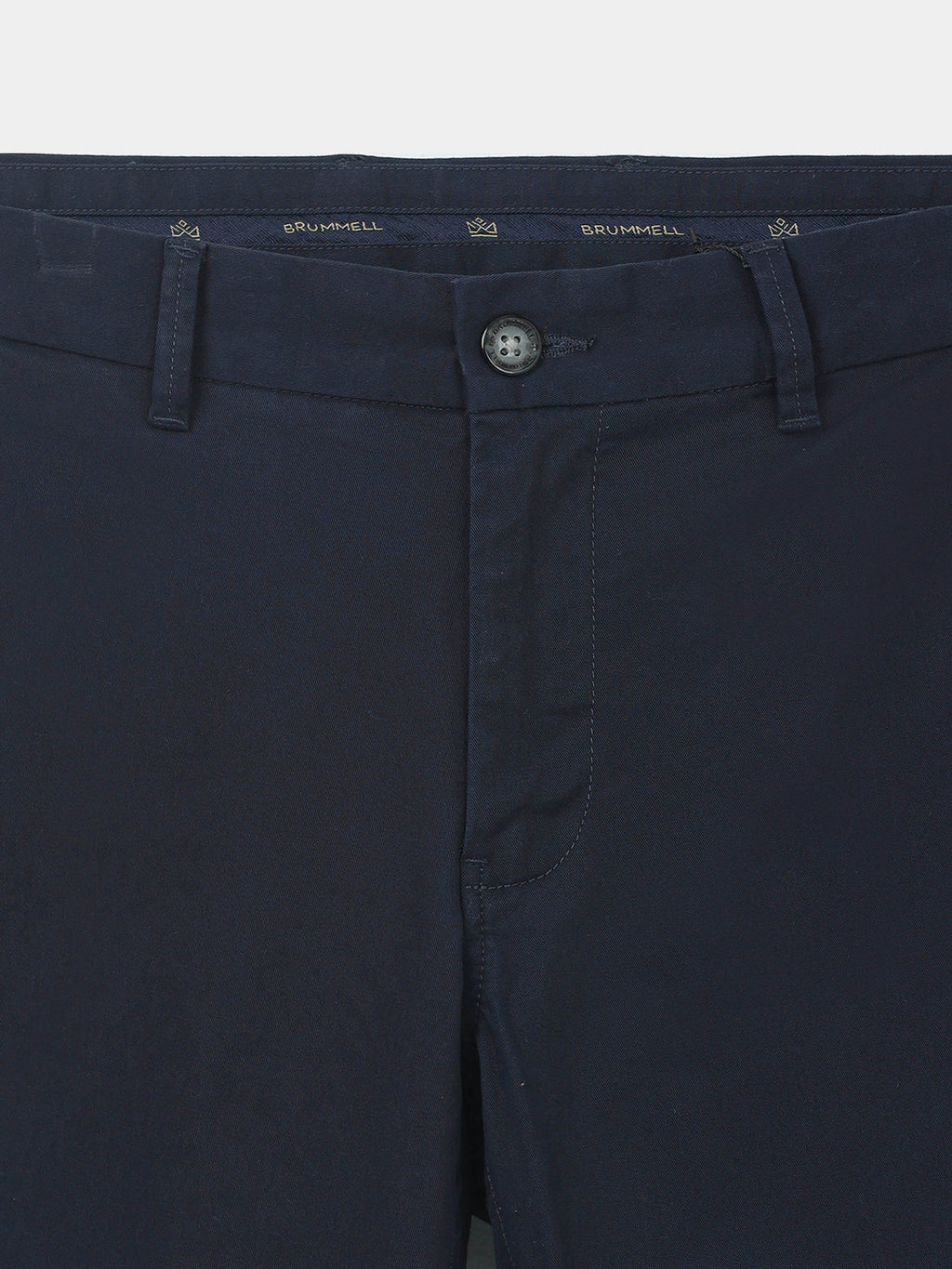 NAVY BLUE GIZZA COTTON TROUSER