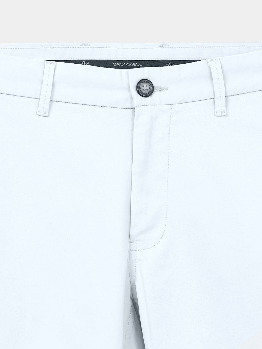 PEARL GREY CONVERSE COTTON LYCRA STRECTH TROUSERS