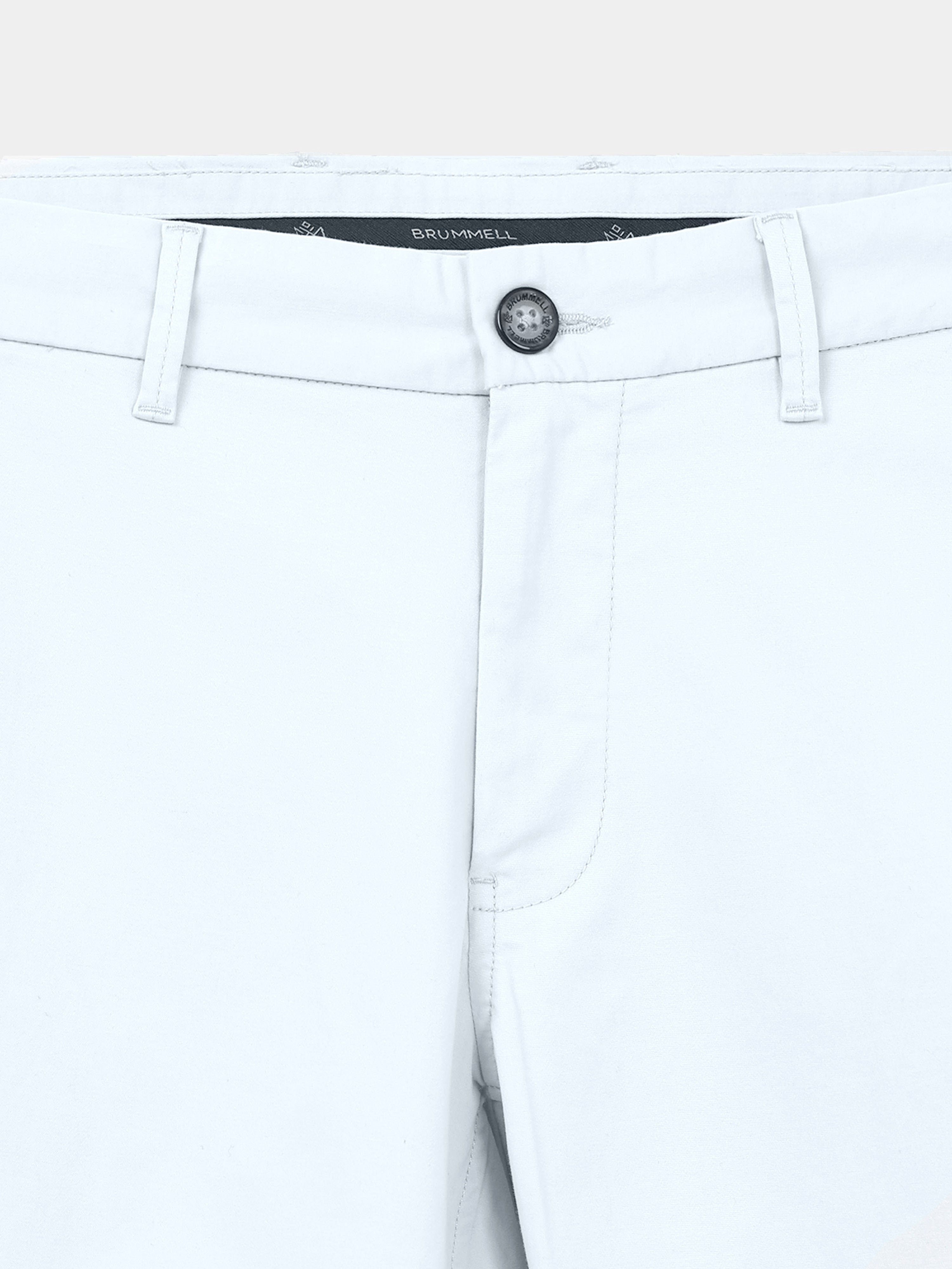 PEARL GREY CONVERSE COTTON LYCRA STRECTH TROUSERS
