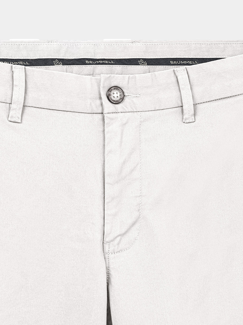 WHITE GAP TWILL STRETCH TROUSERS