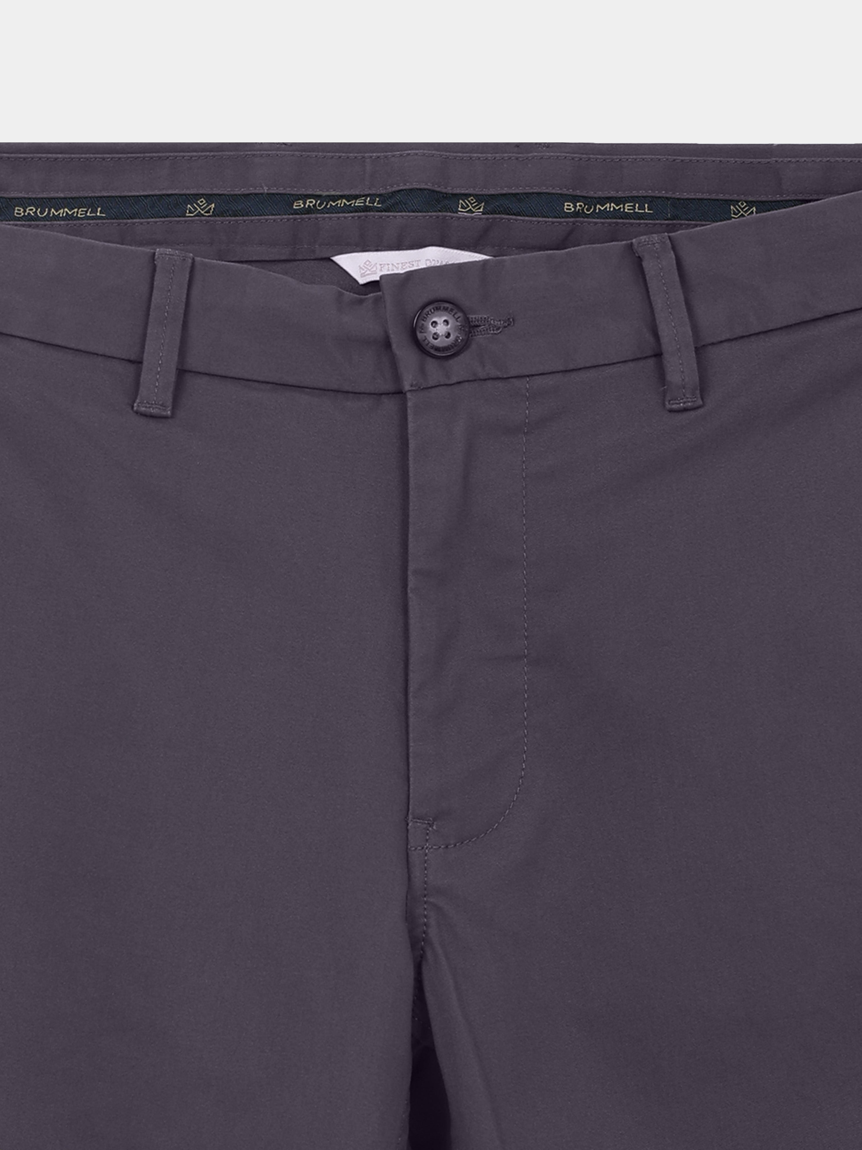 DARK GREY GIZZA COTTON TROUSER