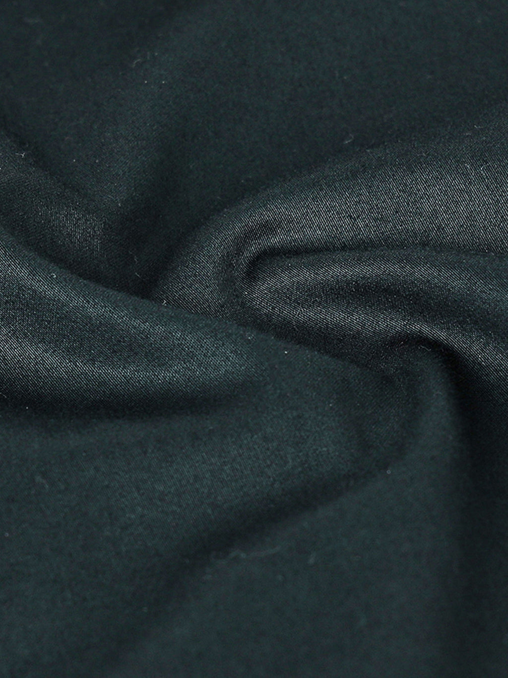 Noir Evergreen Cotton Satin Stretch Solid Shirt