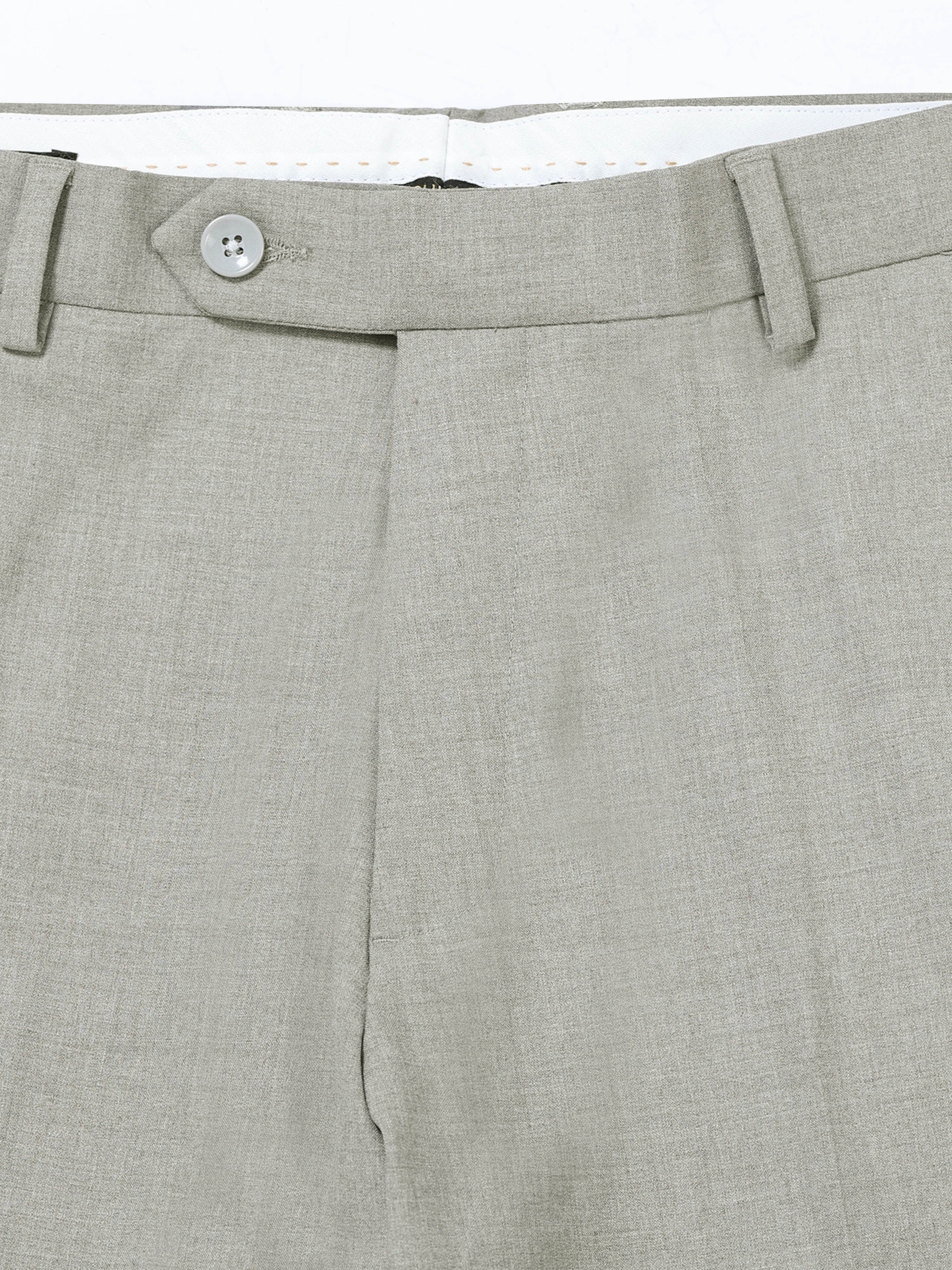 ASH GREY 4 WAY STRETCH VISCOSE BLEND FORMAL PANT