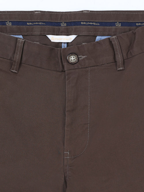 Dark Brown Converse Cotton Lycra Strecth Trousers