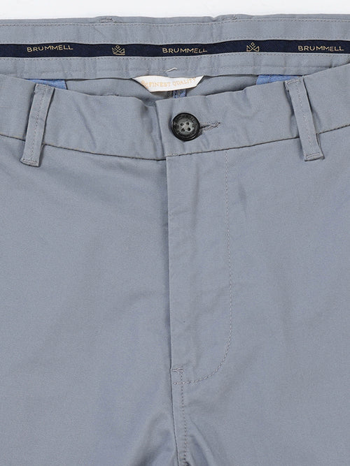 BLUISH GREY CONVERSE COTTON LYCRA STRECTH TROUSERS