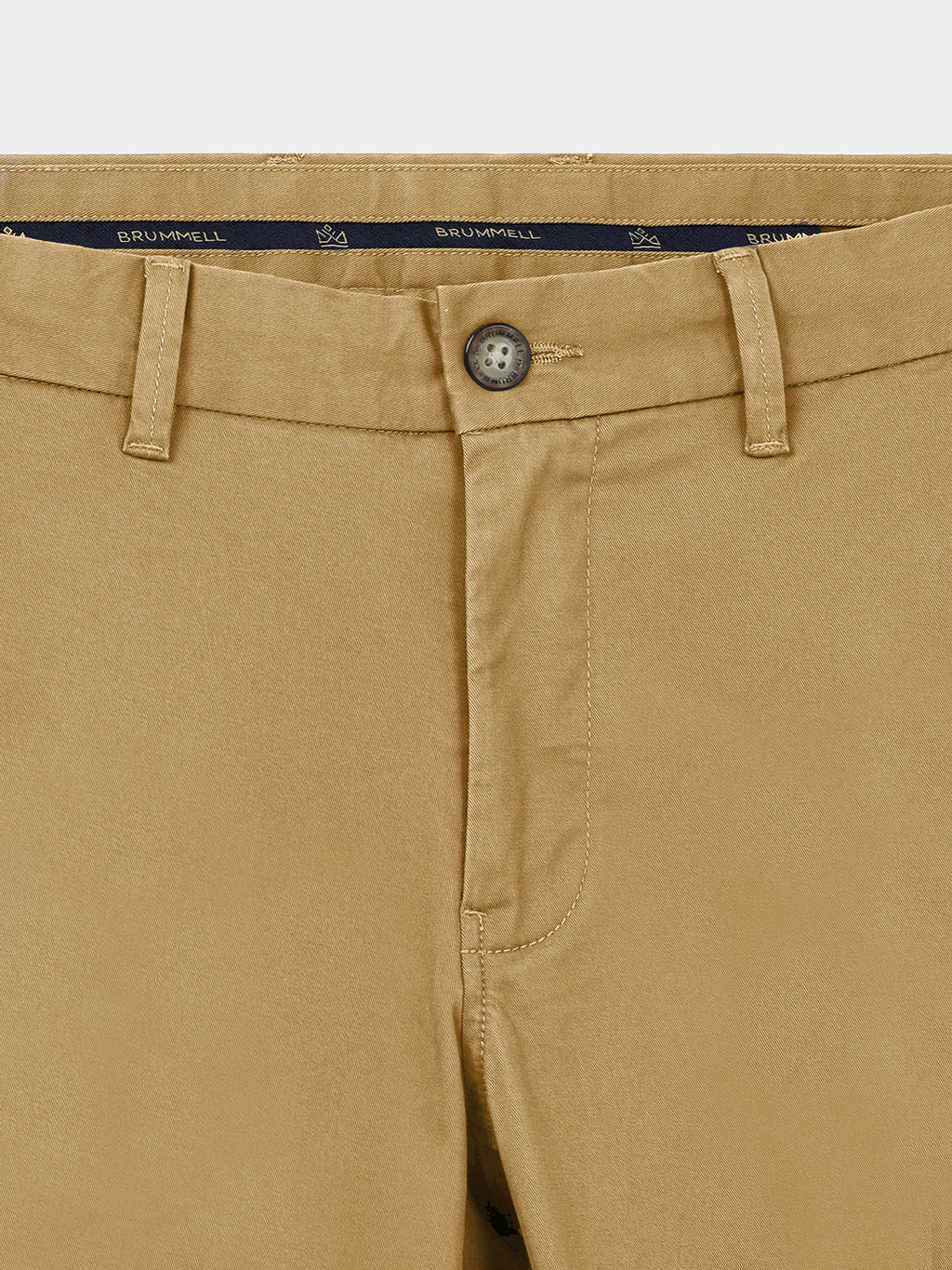 CAMEL BROWN CONVERSE COTTON LYCRA STRECTH TROUSERS
