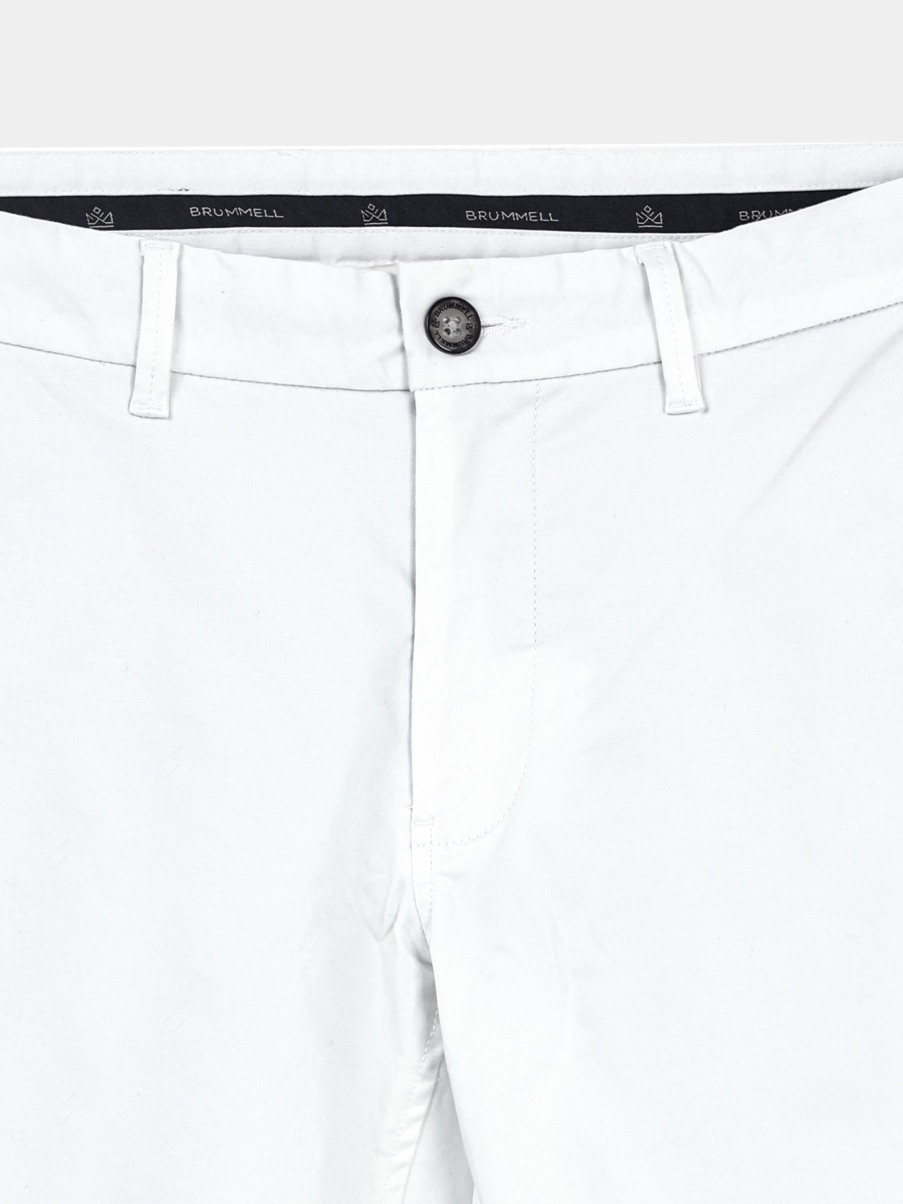 WHITE ELITE GIZZA COTTON TROUSER