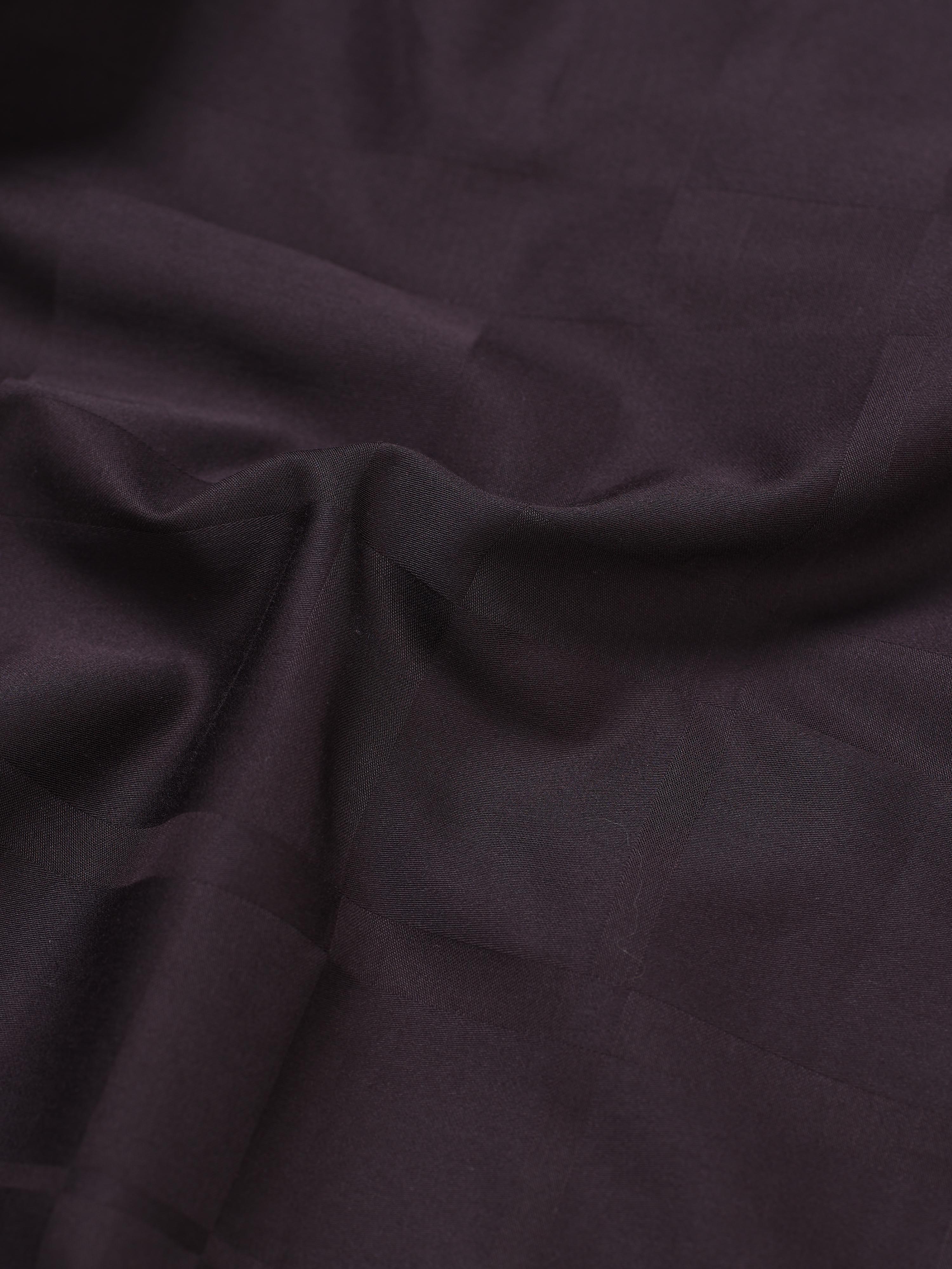 Espresso Checker Jacquard Shirt
