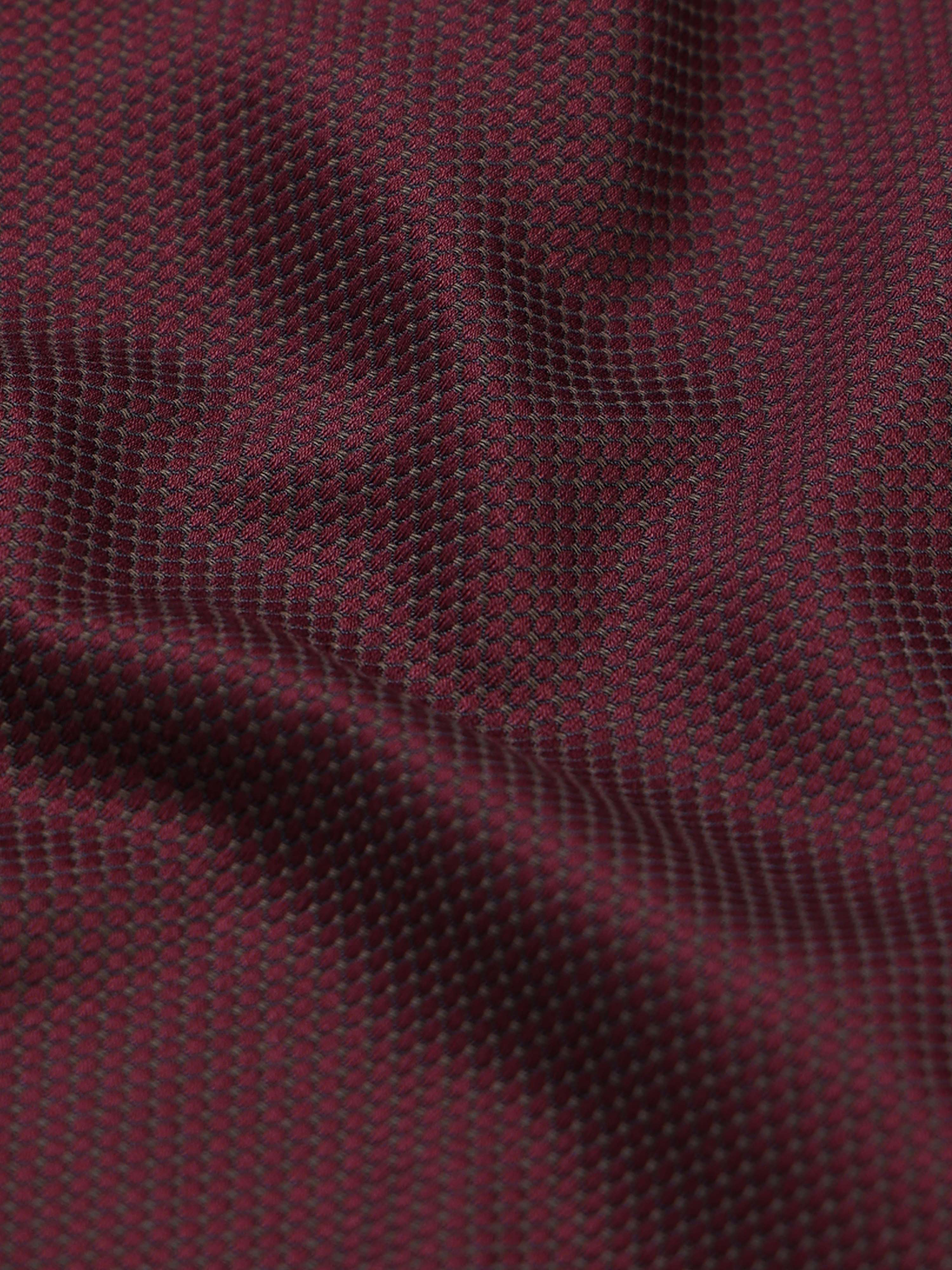 Oxblood Royale Textured Shirt