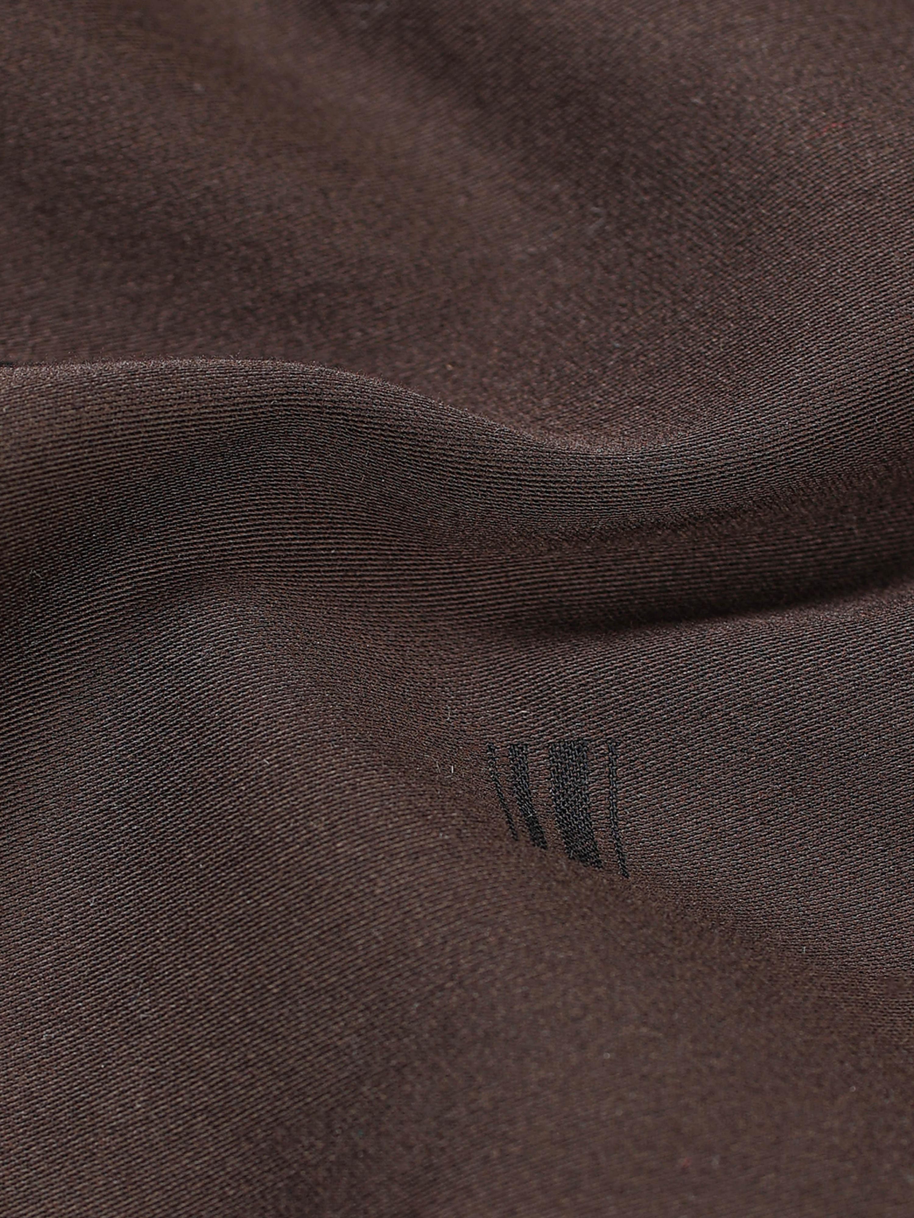 Mocha Luxe Stripe Textured Shirt