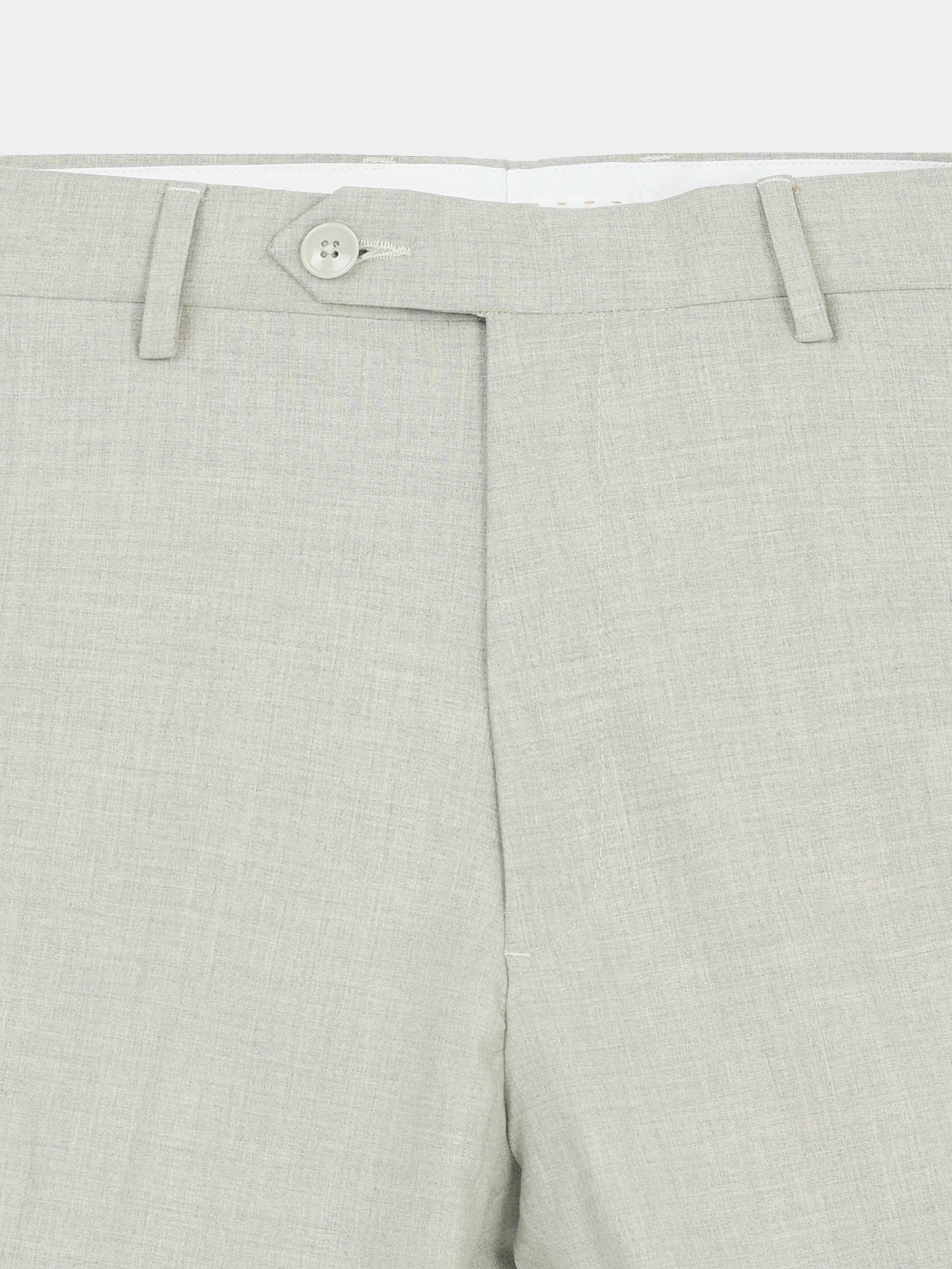 LIGHT GREY 4 WAY STRETCH VISCOSE BLEND FORMAL PANT