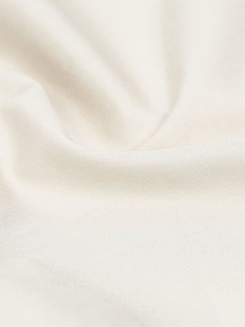 Champagne Luster Cotton Satin Stretch Solid Shirt
