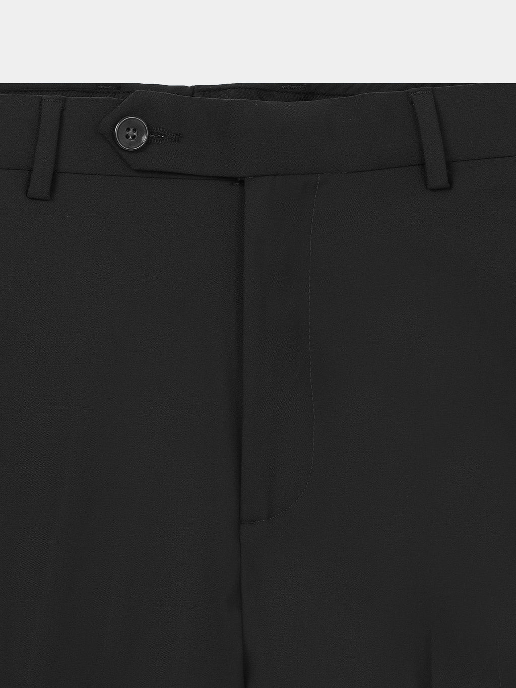 BLACK 4 WAY STRETCH VISCOSE BLEND FORMAL PANT