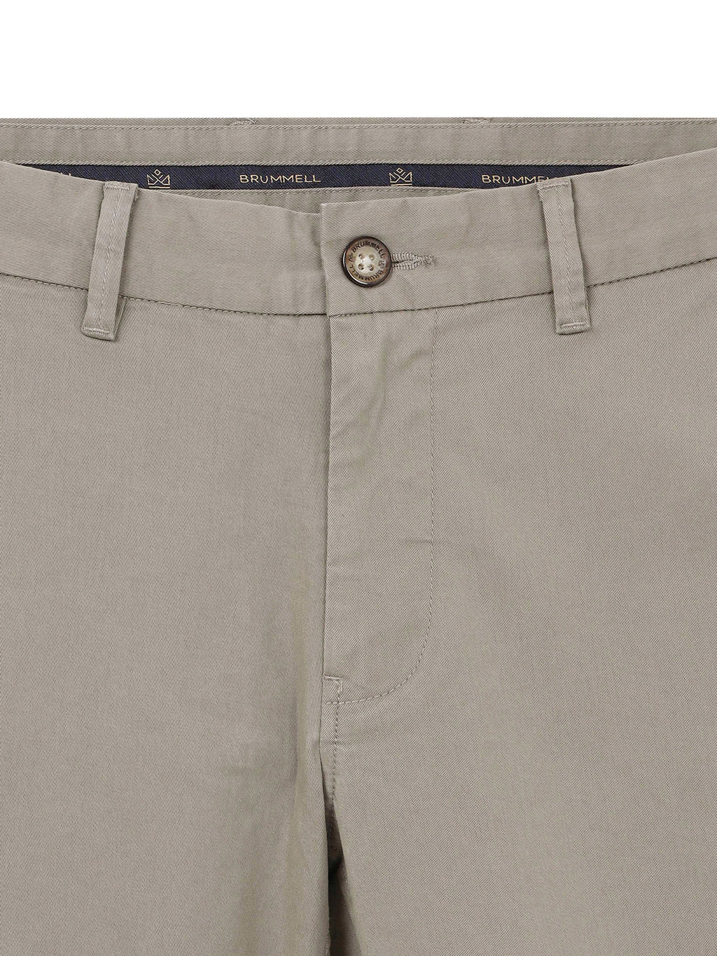 LIGHT KHAKI GAP TWILL STRETCH TROUSERS