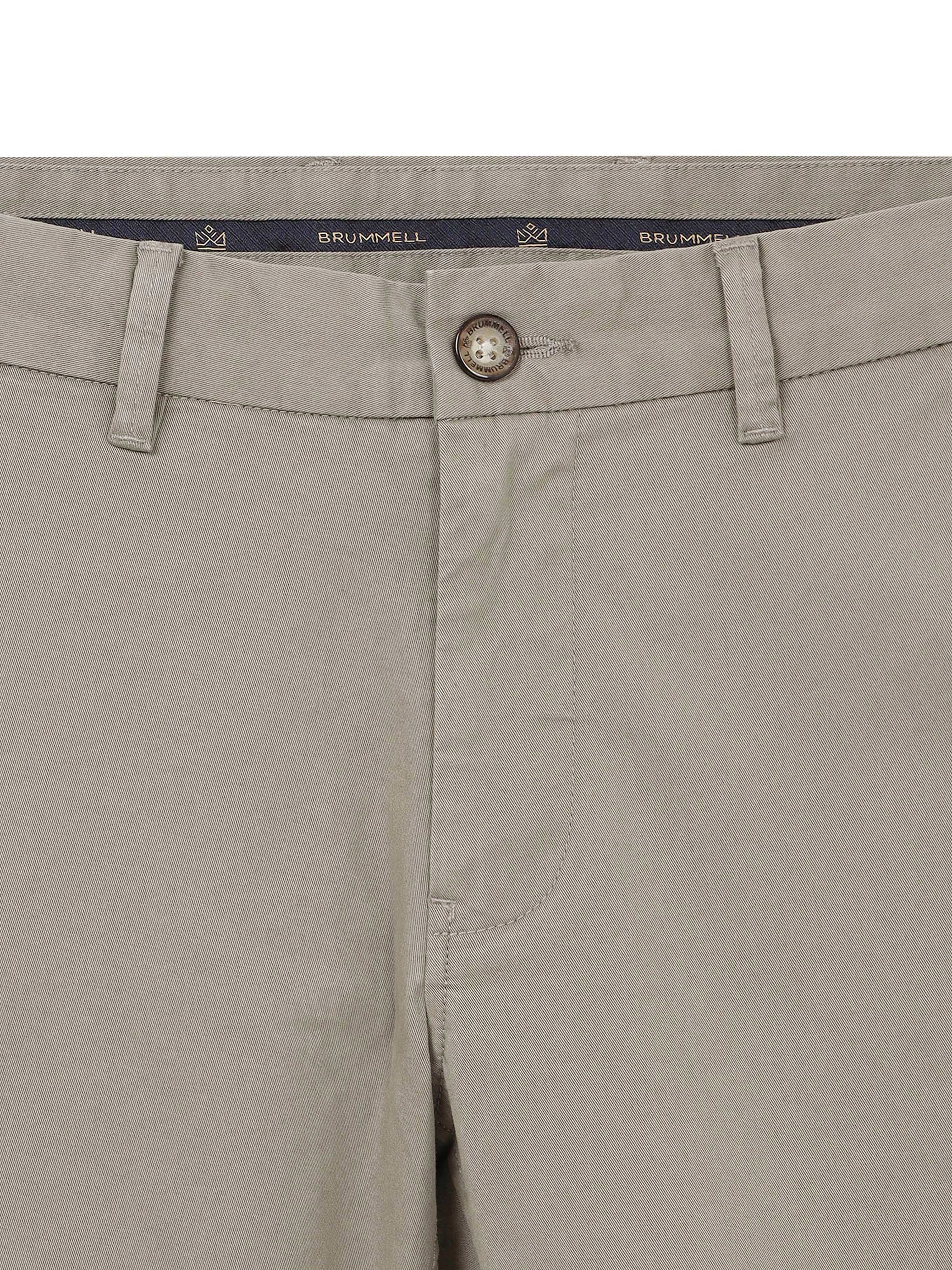 LIGHT KHAKI GAP TWILL STRETCH TROUSERS