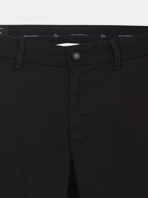 BLACK GAP TWILL STRETCH TROUSERS