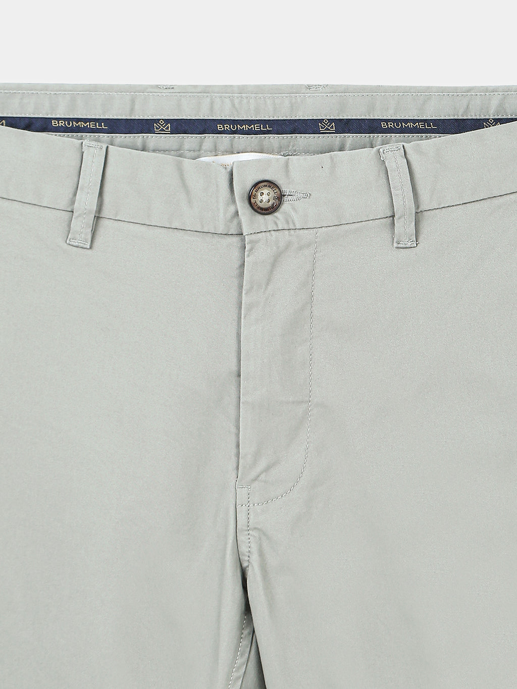 OLIVE GREY CONVERSE COTTON LYCRA STRECTH TROUSERS
