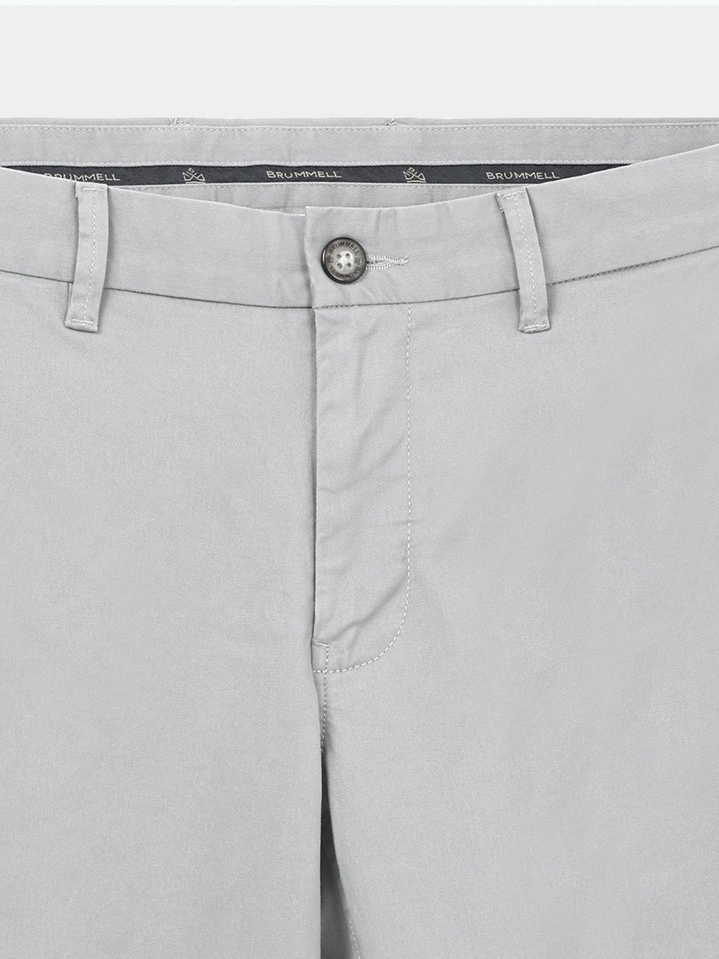 GREY GAP TWILL STRETCH TROUSERS