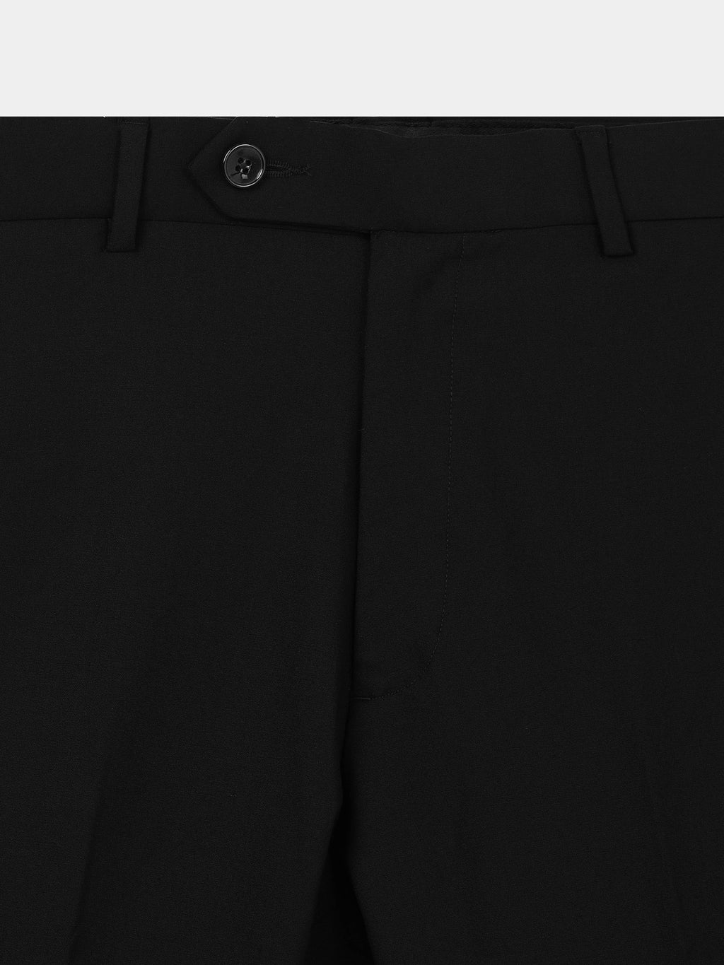 CARBON BLACK 4 WAY STRETCH VISCOSE BLEND FORMAL PANT