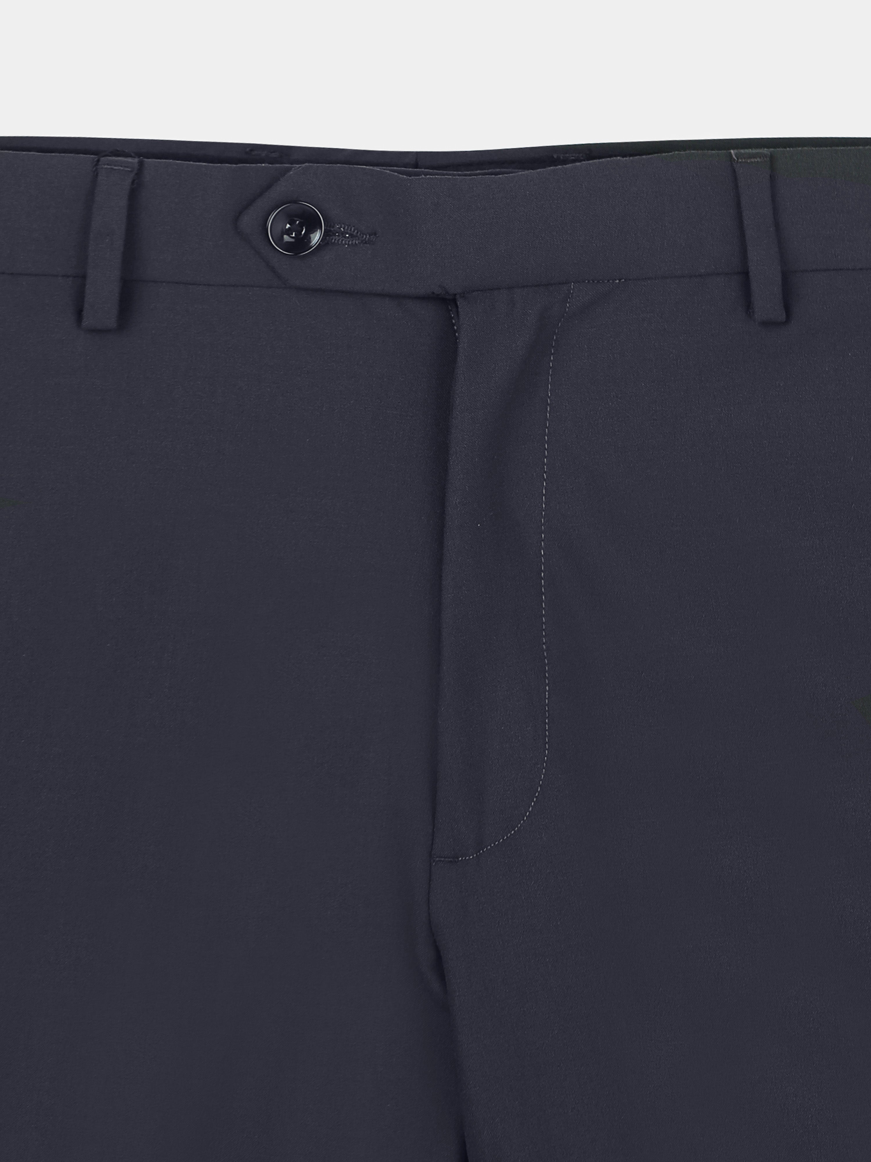 INK BLUE 4 WAY STRETCH VISCOSE BLEND FORMAL PANT