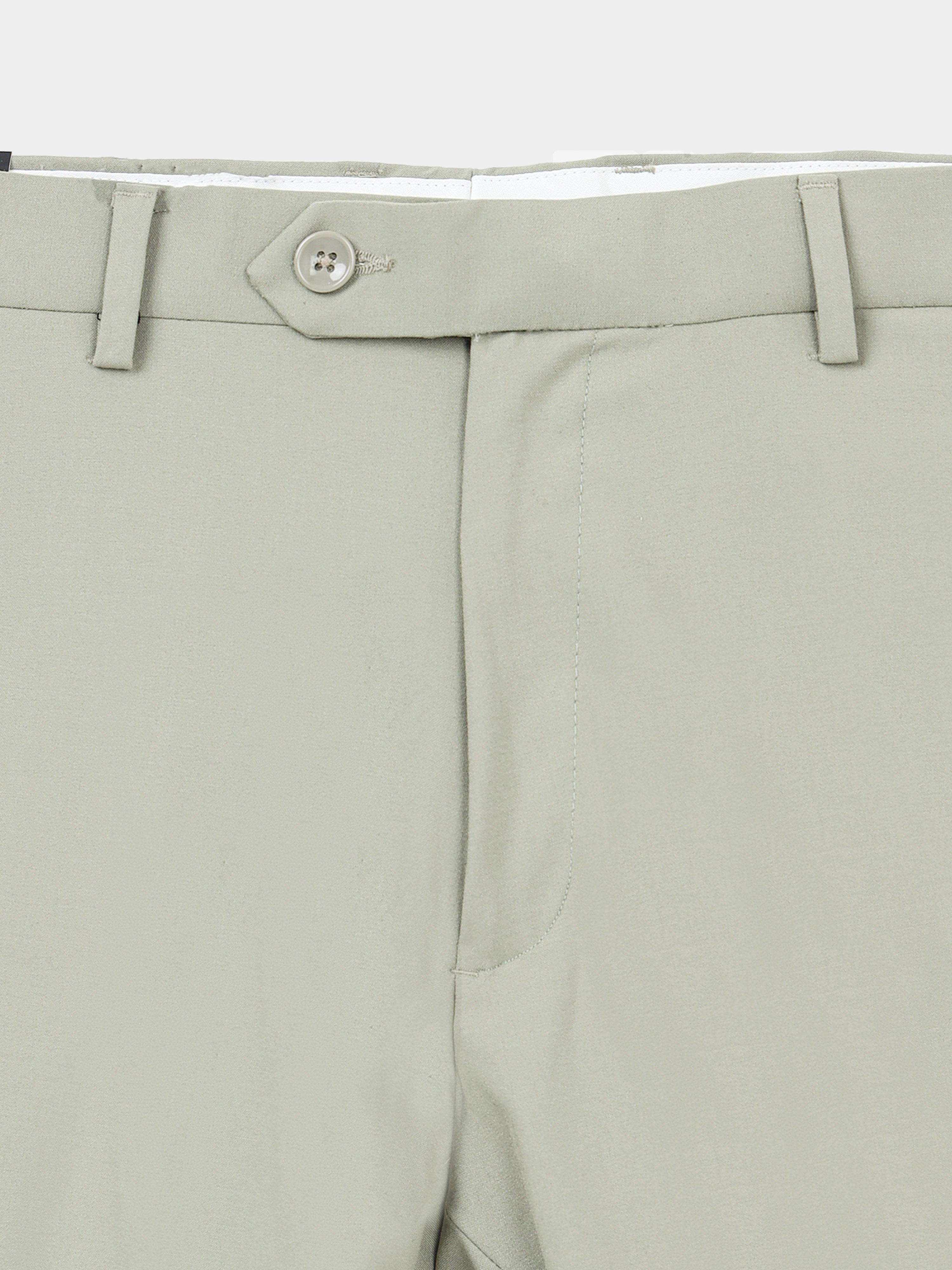 PISTA GREEN 4 WAY STRETCH VISCOSE BLEND FORMAL PANT