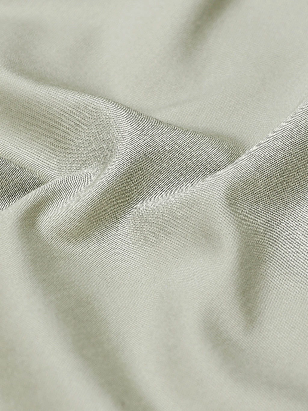 Muted Olive Cotton Satin Stretch Solid Shirt