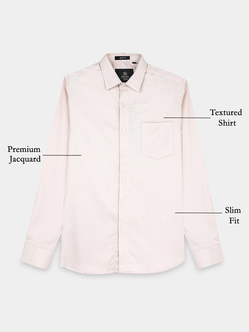 Rose Quartz Textured Shirt