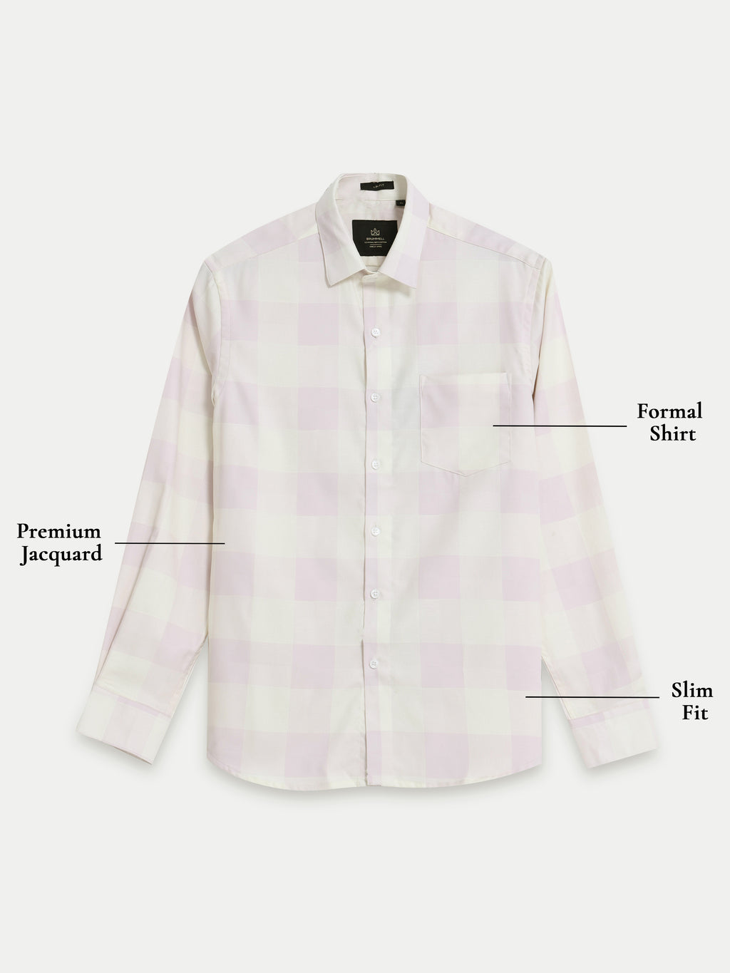 Sandblock Luxe Check Jacquard Shirt