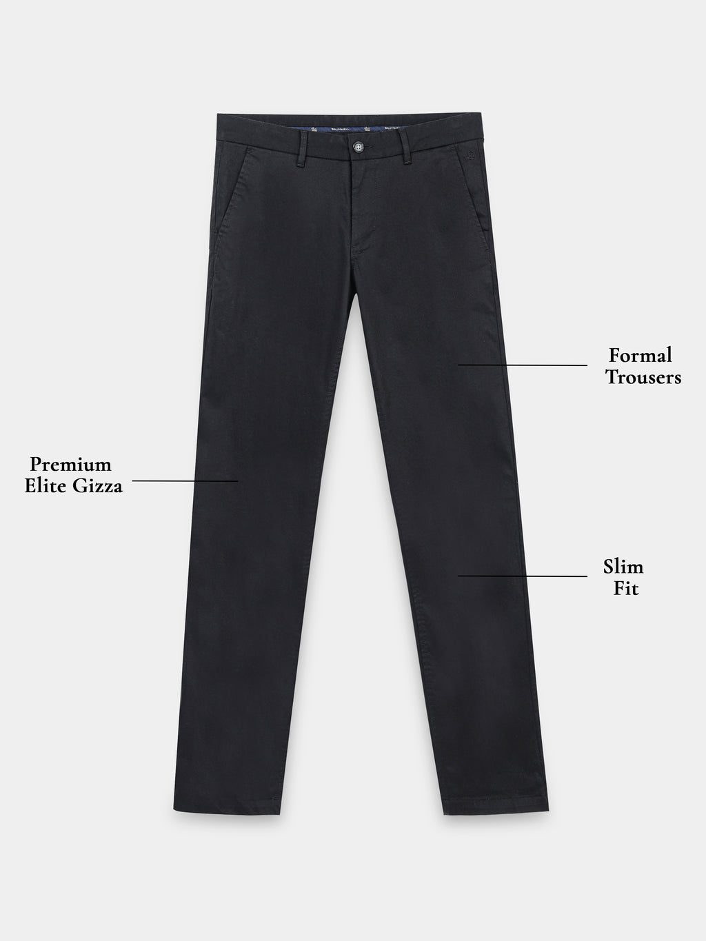 DARK COFFEE GIZZA COTTON TROUSER